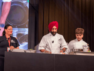 Student chef completes extraordinary work experience