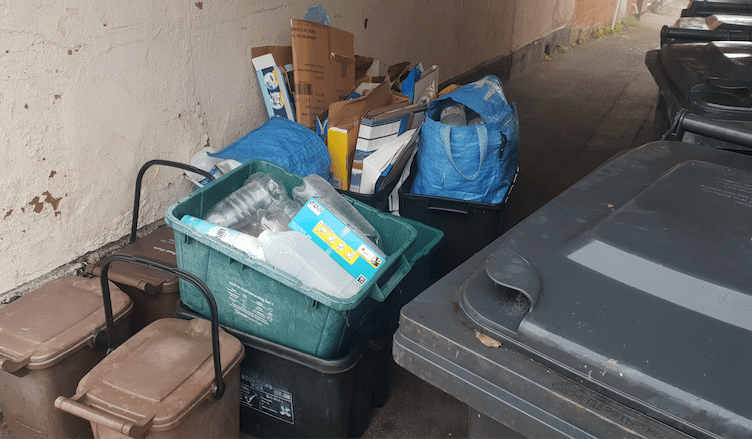 Some waste and recycling collections were missed in Wellington following the Easter weekend.