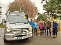 First anniversary celebrated for two-towns bus link