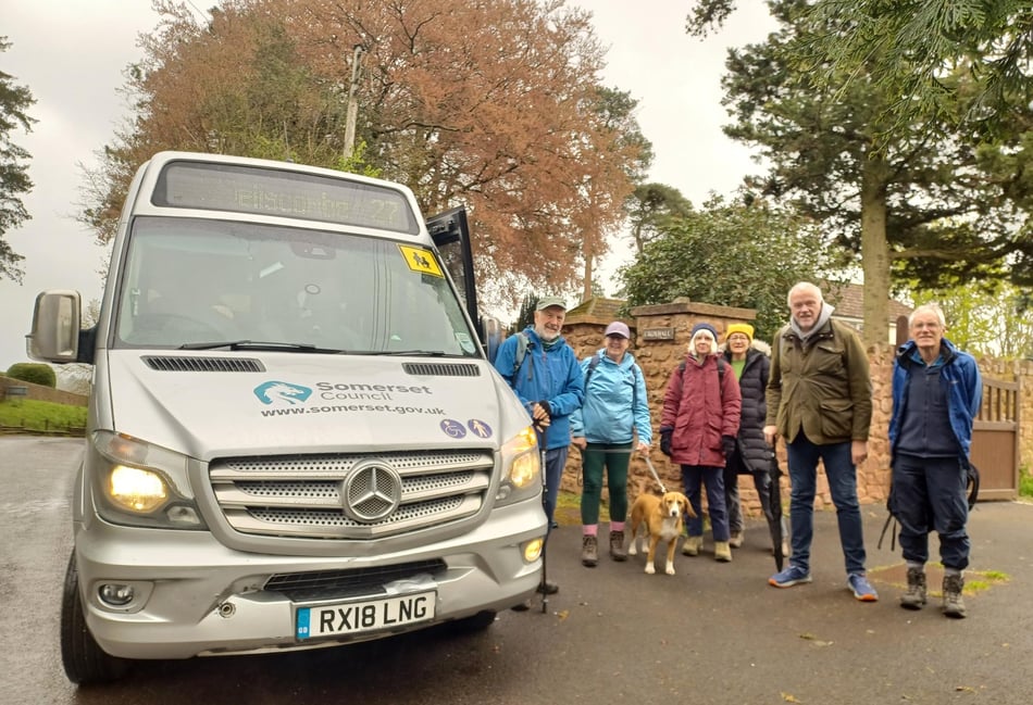 First anniversary celebrated for two-towns bus link