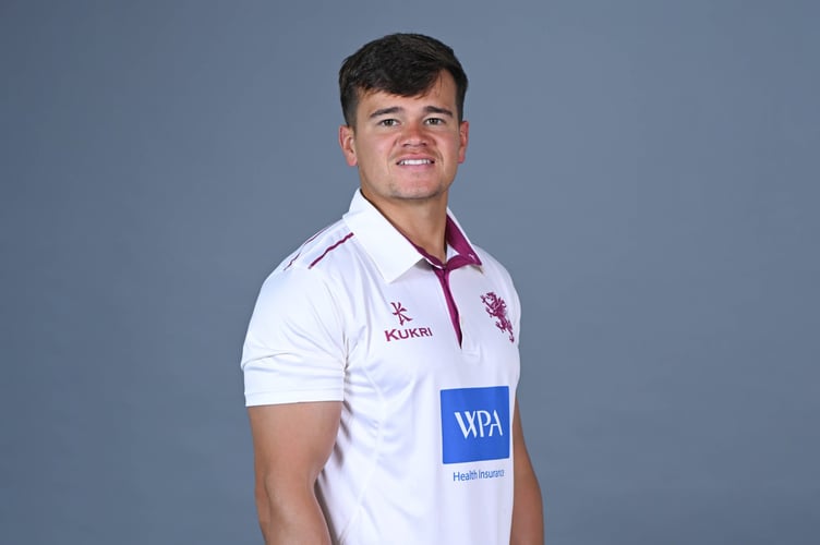 Will Smeed - played first Championship match for Somerset 