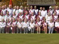 Wellington Bowling Club on parade in their new kit 