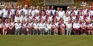 Wellington Bowling Club on parade in their new kit 