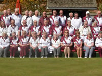 Wellington Bowling Club on parade in their new kit 