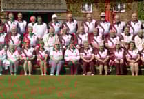 Wellington Bowling Club on parade in their new kit