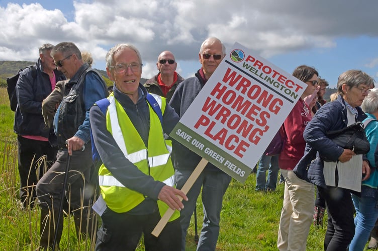 A placard that says a thousand words at Protect Wellington's mass rally on Saturday.