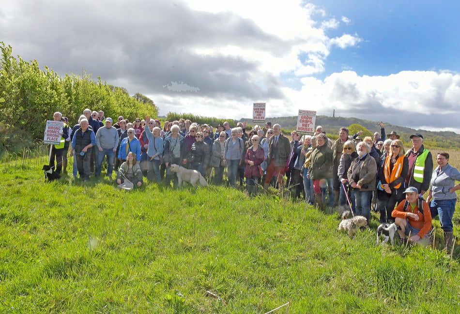'Joy' as housing plans turned down