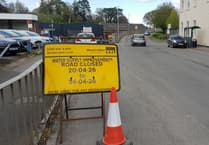 Tonedale motorists cut off from Wellington at night by Wessex Water project