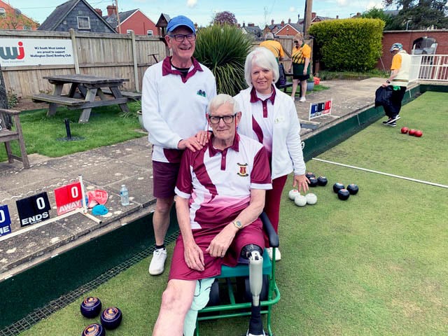 Left to right: Ian Hollingsworth, Ian Lloyd and Monica Carter