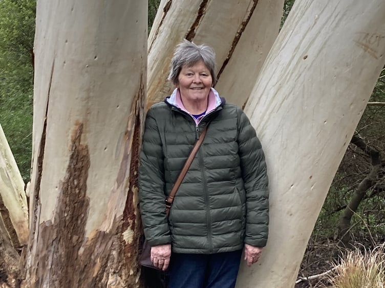 The late Jane Phillips, in whose memory husband Ian and daughter Samantha are cycling the length of the country to fund-raise for St Margaret's Hospice.