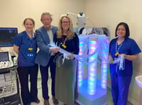 Sensory machine making young heart scans easier