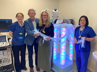Sensory machine making young heart scans easier