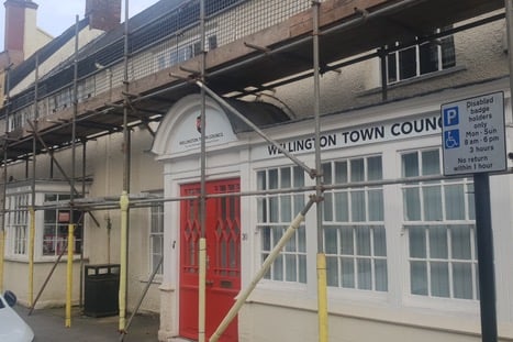 Works to Wellington Town Council offices will include a long overdue new flagpole.