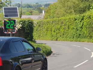 Drivers slow down as council deploys SIDs