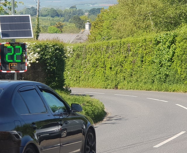 Drivers slow down as council deploys SIDs