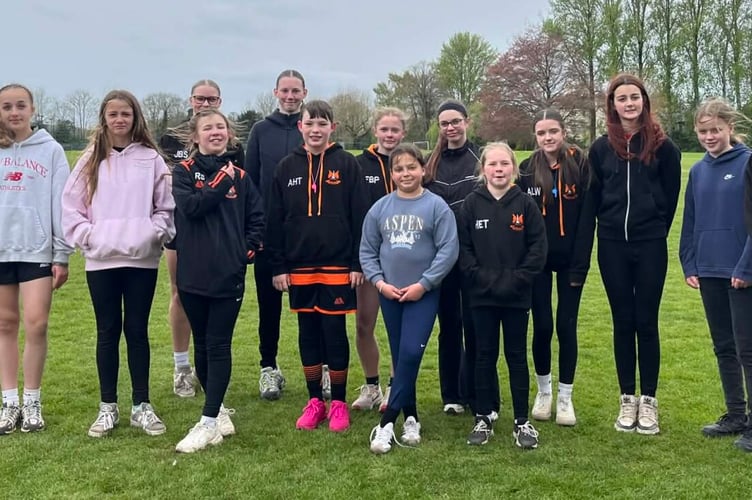 Those who took part in a Youth Leadership Day at Wellington AFC