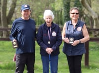 Richard and Jo are tops in Shield Competition at Petanque Club 