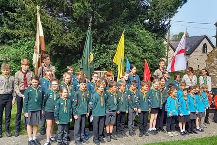 A 'joyful' Hemyock St George's Day Parade organised by the 1st Hemyock Scout Group with St Mary's Church.