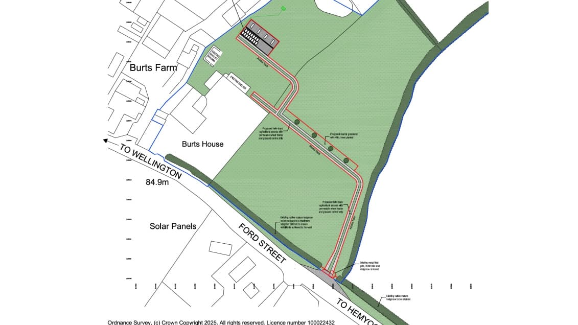 Public Notices: Agricultural building to incorporate solar panels