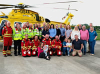 Air ambulance marks decade of providing emergency blood transfusions 