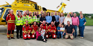 Air ambulance marks decade of providing emergency blood transfusions 