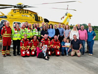 Air ambulance marks decade of providing emergency blood transfusions 