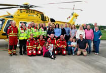 Air ambulance marks decade of providing emergency blood transfusions