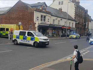 Large police response to town centre incident
