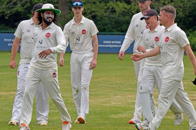 Wellington take to the field against Temple Cloud last weekend