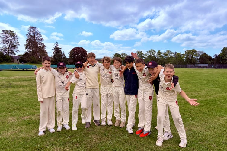 Wellington Under 11s who put up a spirited fight against Taunton