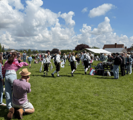 The bank holiday dawned dry and sunny for the annual Milverton Fair.