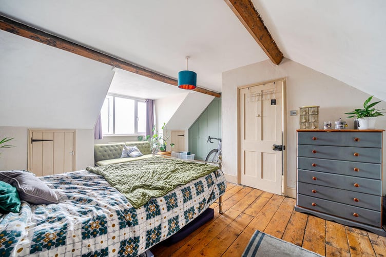To the first floor there are three bedrooms, with the master bedroom on the second floor