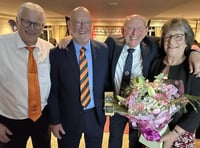 Jewson League makes special presentation to Jeff Brown 