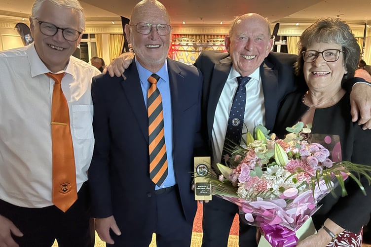 Left to right: Mike Hall, Jeff Brown, John Pool and Jane Brown