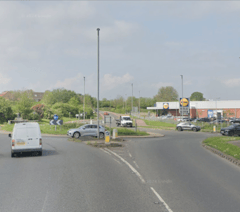 Roadworks mean cars trapped on housing estate