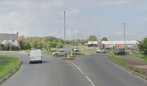 Roadworks mean cars trapped on housing estate