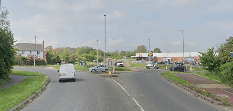 The Cades roundabout on the main B3187 road into Wellington is being closed for part of each night until next week for resurfacing work.