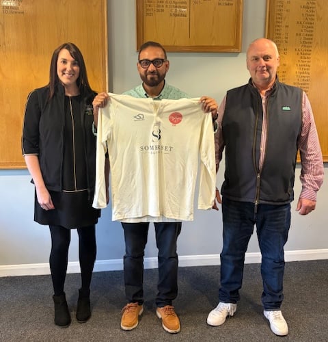 Pictured are main sponsor representatives Gemma Mather (Regional Director - Lloyd & Whyte Community Broking), Kazi Hoque (Joint Proprietor - Somerset Buffet) and Rob Hunt (Proprietor - Wellington Self Storage).