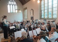 Town band's first full concert of the year boosts numbers