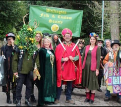 Folk Parade in Wellington heralds the month of May