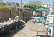 Blue skies and sunshine all the way for Wellington's first jumble trail