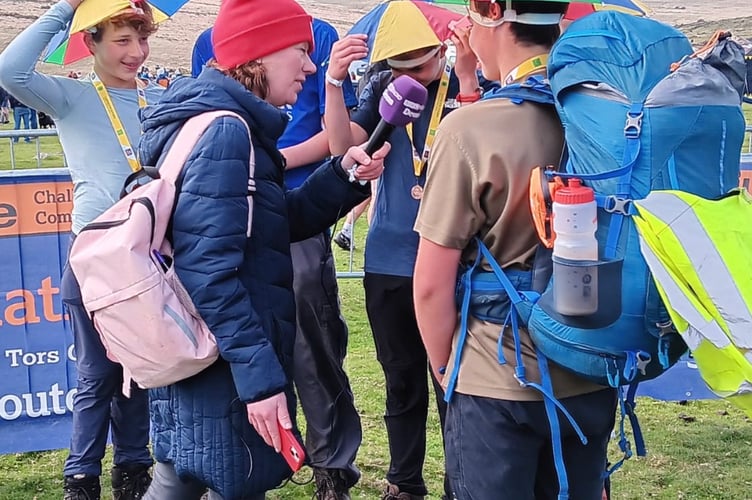 Media attention for the students from Wellington School who conquered the Ten Tor Challenge.