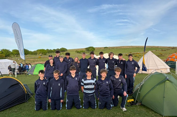 Students from the school did themselves proud showing endurance but also spirit.
