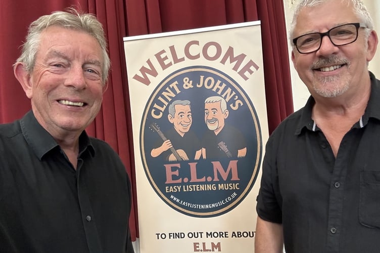 Somerset duo E.L.M Easy Listening Music will be providing musical entertainment.