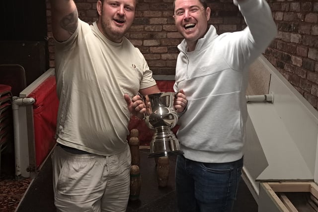 Ryan Marke and Shane Powell are pairs champions 