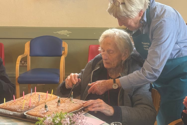 Milverton Lunch Club member Barbara Creighton recently celebrated her 100th Birthday surrounded by neighbours, family and friends.