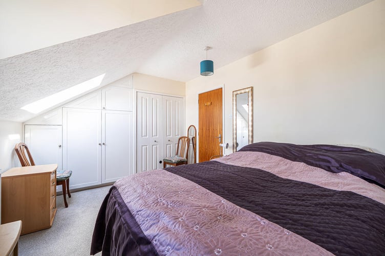 The master bedrooms benefits from built in wardrobes