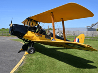 Two injured as biplane crashes on landing