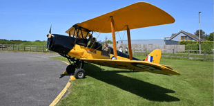 Two injured as biplane crashes on landing