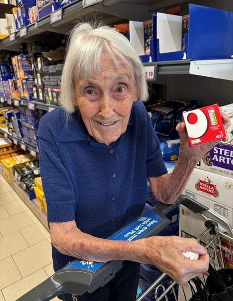 A simple Oxo brought back fond memories for Camelot House resident Margaret.